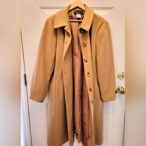 Camel Women's long dress coat